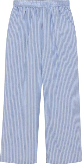Creamie Pants Woven Stripe Blue 128