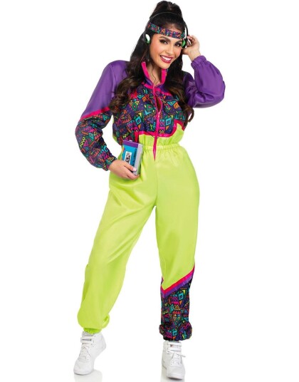 Rad 80"s Tracksuit   80 Talls Grilldress/Joggedress til Dame