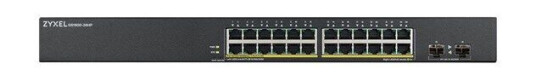 ZyXEL GS1900-24HPv2 24-port GbE Smart Managed PoE Switch with GbE Uplink (4718937609505)