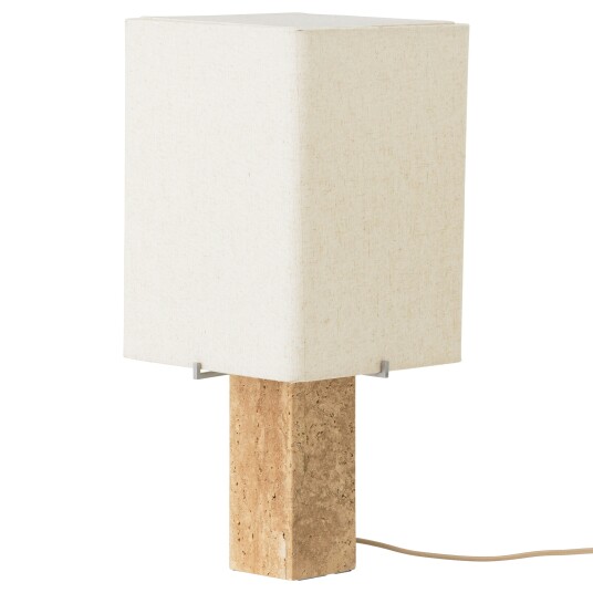 Audo Nonna Bordlampe H49 Travertin/ Sand Audo Nonna Bordlampe H49 Travertin/ Sand