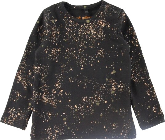 Soft Genser Bella Jet Black m. Splash Soft 74 Genser Svart