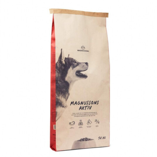 Magnussons Aktiv Tørrfôr for Voksen Hund 14 kg Magnussons Aktiv Tørrfôr for Voksen Hund 14 kg