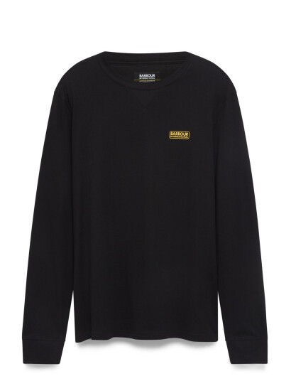 Barbour B.int Long Sleeve Logo Tee - Black - M