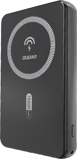Dudao K14S 5000 mAh magnetisk Powerbank 20W med USB-A og USB-C, Svart