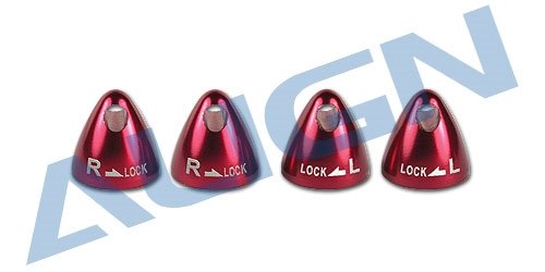 Align M425001XXT MR25 Propeller Nut Red 4pcs