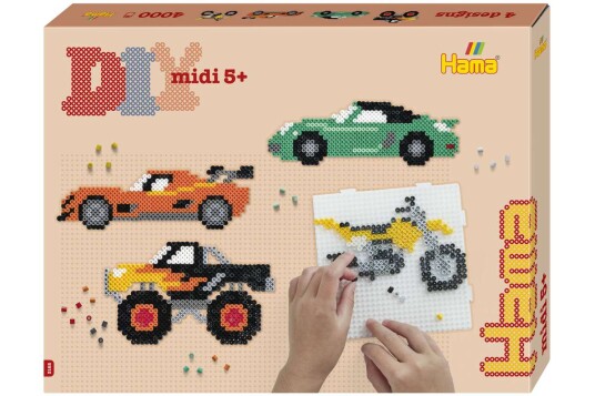 Hama Midi Gift Box Cars 383162