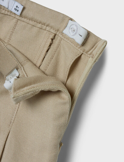 name it Nkfraya Short Pleat Twi Skirt 1440-Jy L Beige 116