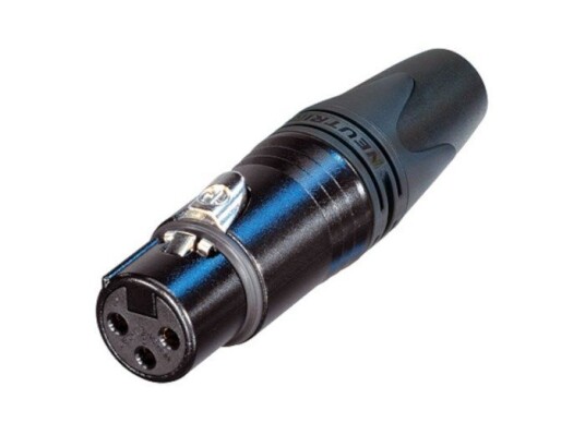 Neutrik XLR-hunn Svart Neutrik XLR-hunn Svart