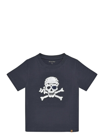 Minymo T Shirt Ss Navy 104