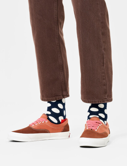 Happy Socks Big Dot Sock - Navy - 41-46