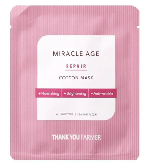 Thank You Farmer Miracle Age Repair Cotton Mask