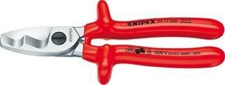 Knipex 200mm Kabelsaks med Dobbelskär VDE-godkjent