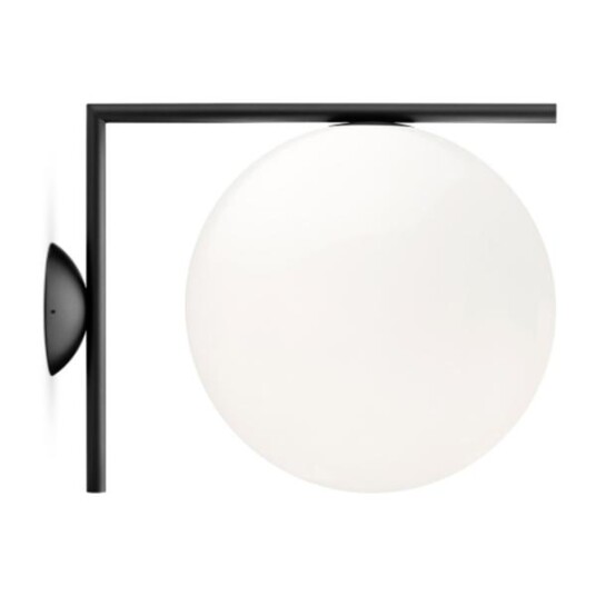 Flos IC C/W 2 Vegglampe Matt Sort