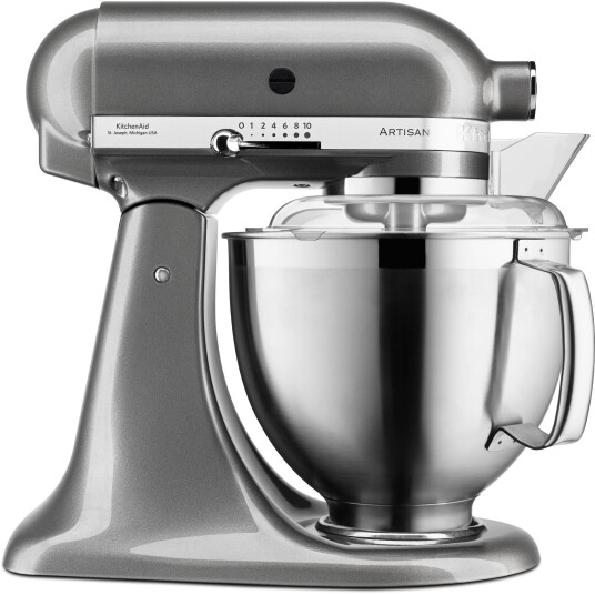 KitchenAid Artisan Kjøkkenmaskin 4,8L 300W Medallion Sølv KitchenAid Artisan Kjøkkenmaskin 4,8L 300W Medallion Sølv