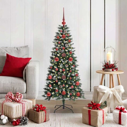 Kunstig juletre grønn 50 x 50 x 120 cm PVC og plast og stål