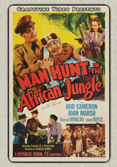 Manhunt In The African Jungle (1943) 2 Disc Set DVD