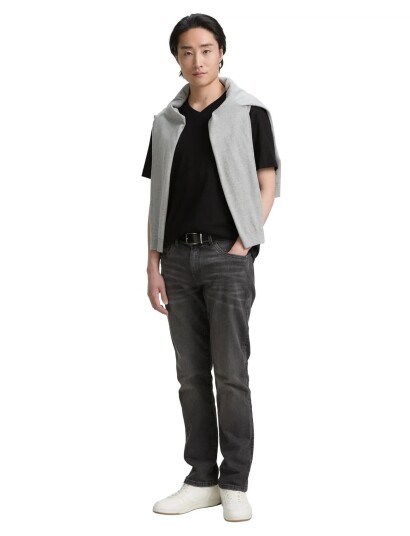 Tom Tailor Double Pack V Neck Tee   Black   S