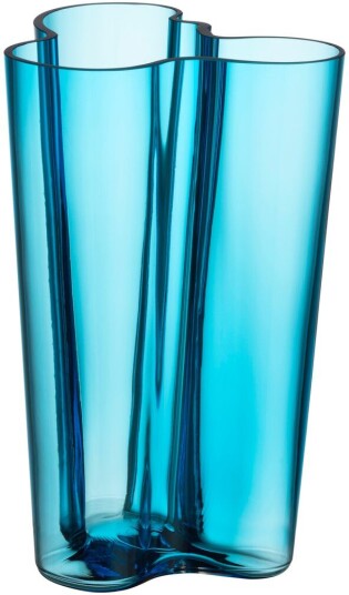 Iittala Alvar Aalto vase turkis 251 mm