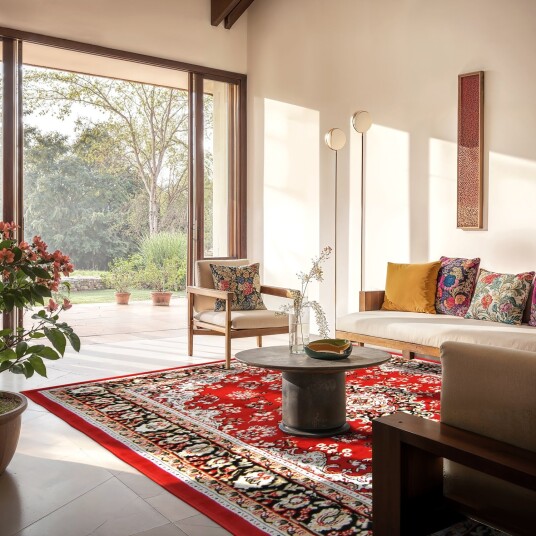Wilton teppe Peking rød Størrelse: 200 x 290 cm
