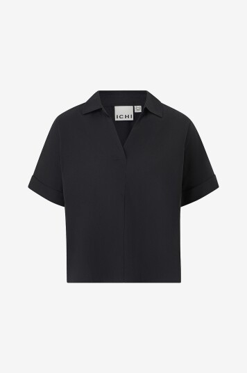 ICHI Bluse Ihimana SH Svart ICHI Bluse Ihimana SH Svart