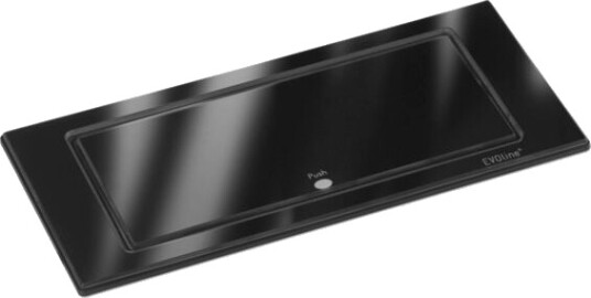 Evoline BackFlip Sort glass 2xstikk 1xUSB-C 2.1A - 1504385