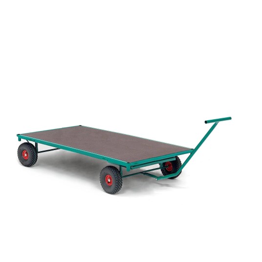 Helt nytt | AJ Produkter NIGEL Transportvogn 200x100 cm i robust grønn