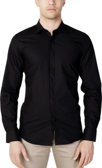 Antony Morato Herre Skjorter Svart 2XL,