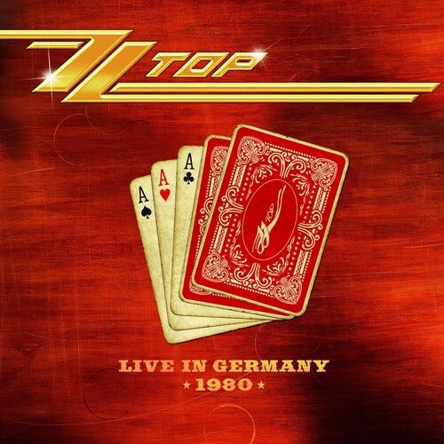 ZZ Top  Live In Germany 1980  LP/Vinyl