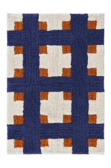 Jotex BYMARKEN baderomsmatte Kobolt/karri/naturhvit 1732664-01-47 1732664-01-169