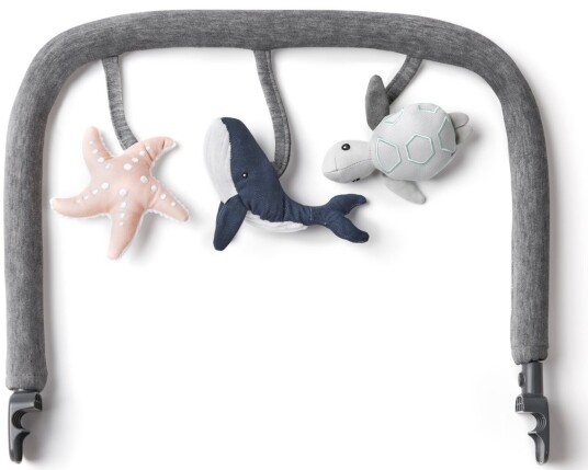 Ergobaby Evolve Lekebue Ocean Wonders Charcoal Grey