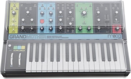 Moog Grandmother Semi-Modular Analog Synthesizer with Decksaver Cover
