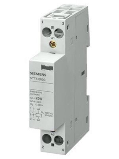 Siemens Insta cont. 1no1nc 230v ac 20 a 5tt5801-0 (4001869343921)