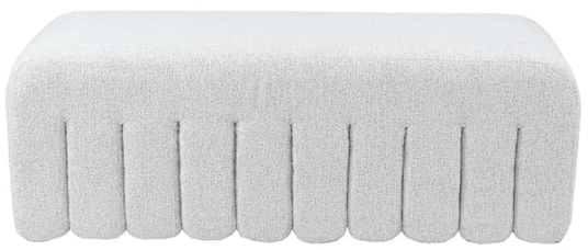Trend Collection Ciske Puff Bouclé Ecru L – 123 x 46 x 45 cm Trend Collection Ciske Puff Bouclé Ecru L – 123 x 46 x 45 cm