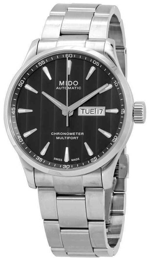 Mido Herreklokke M038.431.11.061.00 Multifort Grå/Stål Ø42 mm