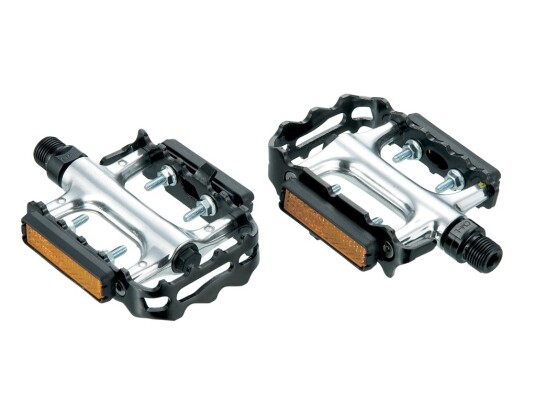 Bike Attitude pedal til MTB VP 196 aluminium svart/sølv Bike Attitude pedal til MTB VP 196 aluminium svart/sølv