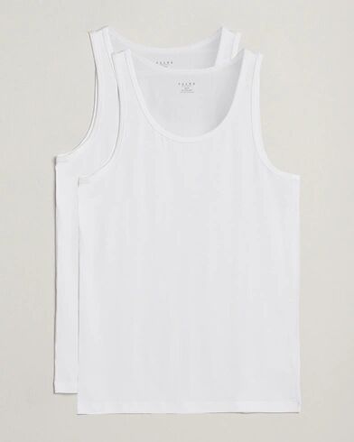 Falke 2 Pack Cotton Tank Top White