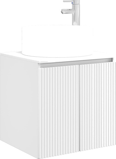 Vegghengt servantkommode Hvit 49,5 x 44,5 x 65,5 cm Vegghengt servantkommode Hvit 49,5 x 44,5 x 65,5 cm