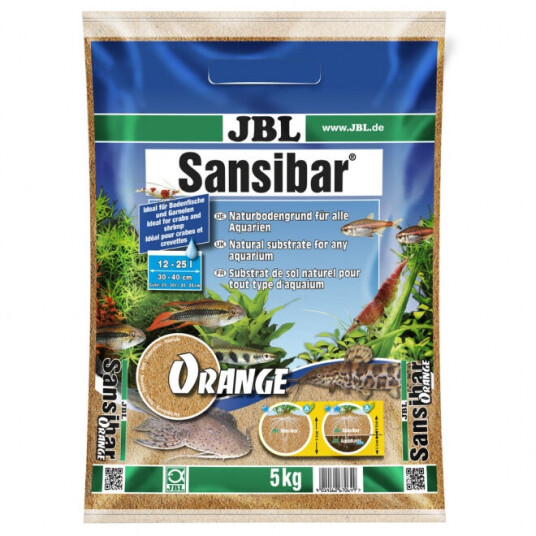Jbl Sansibar Akvariegrus Orange 5 kg Jbl Sansibar Akvariegrus Orange 5 kg