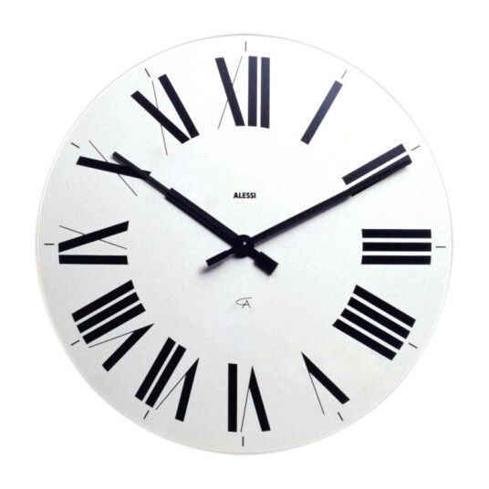 Alessi Firenze veggklokke Ø 36 cm Hvit Alessi Firenze veggklokke Ø 36 cm Hvit
