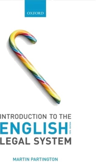 Introduction To The English Legal System Av Martin (Emeritus Professor Of Law University Of Bristol) Partington