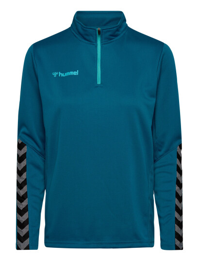 Hummel Hmlauthentic Half Zip Sweatshirt Woman Blue XS
