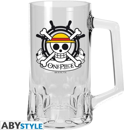 ABYstyle One Piece Skull-Luffy glass 500ml