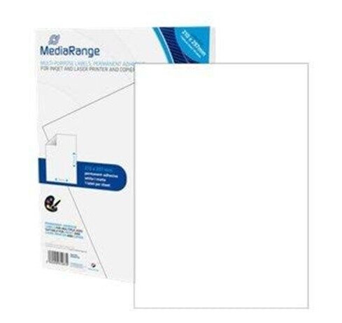 MediaRange - rectangular multipurpose labels - 50 label(s) - A4