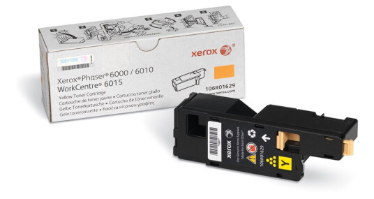 Xerox Phaser 6000/6010/6015 Y Toner - 106R01629 Original - Gul 1000 sider Xerox Phaser 6000/6010/6015 Y Toner - 106R01629 Original - Gul 1000 sider