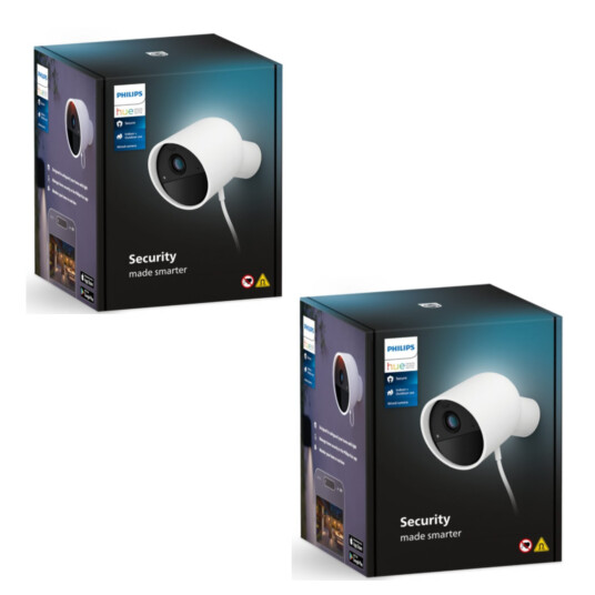 Philips Hue Kablet Sikkerhetskamera Hvit med 1080P Full HD Philips Hue Kablet Sikkerhetskamera Hvit med 1080P Full HD