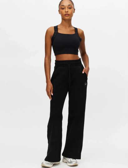 Röhnisch Base Sweat Wide Pants Black S Röhnisch Base Sweat Wide Pants Black S