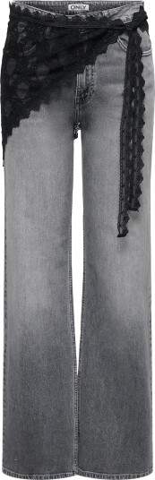 ONLY Carmakoma Carsof Lace Scarf Wvn Ex Black ONE SIZE ONLY Carmakoma Carsof Lace Scarf Wvn Ex Black ONE SIZE