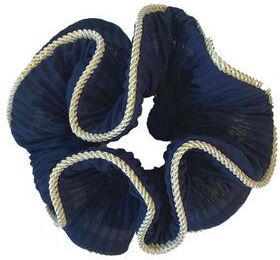 By Stær Lilje Scrunchie   Marineblå