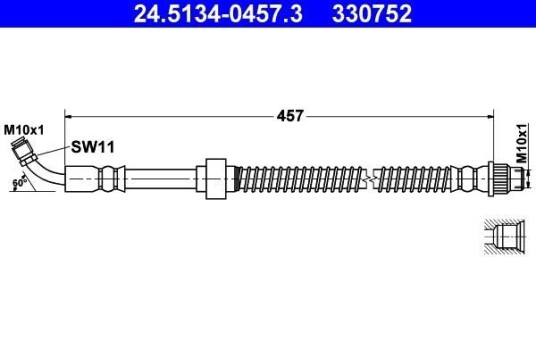 Bremseslange ATE 24.5134-0457.3