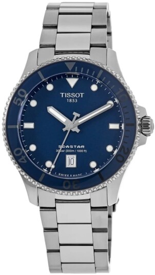 Tissot Herreklokke T120.410.11.041.00 Seastar 1000 Blå/Stål Ø40 mm